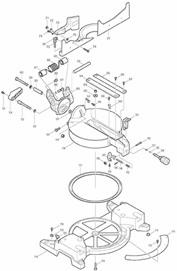 makita ls1011 parts diagram