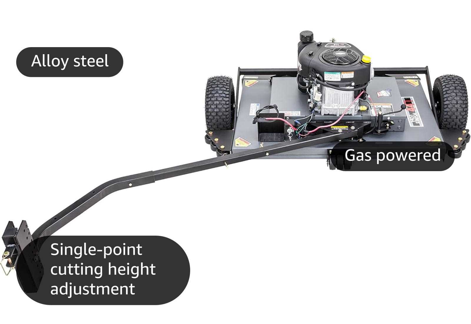 swisher pull behind mower parts diagram