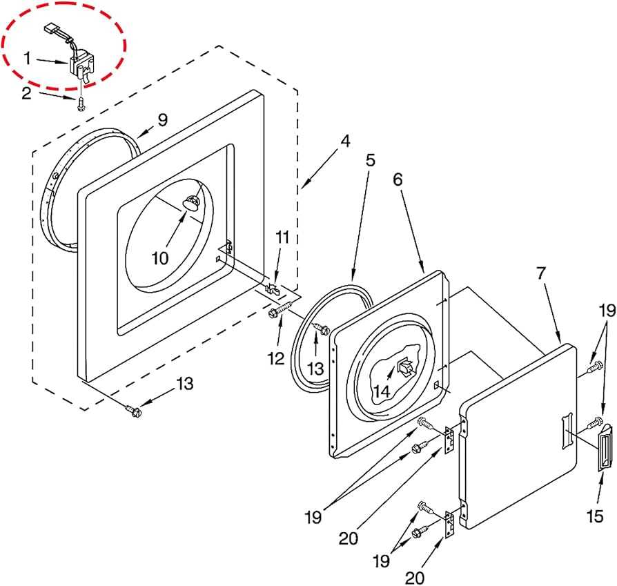 admiral dryer parts diagram