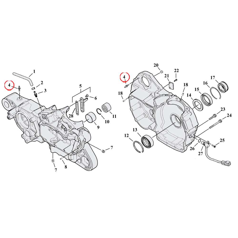 harley starter parts diagram