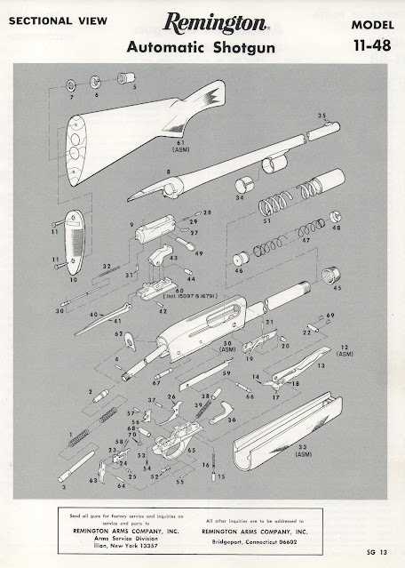 remington sportsman 48 parts diagram