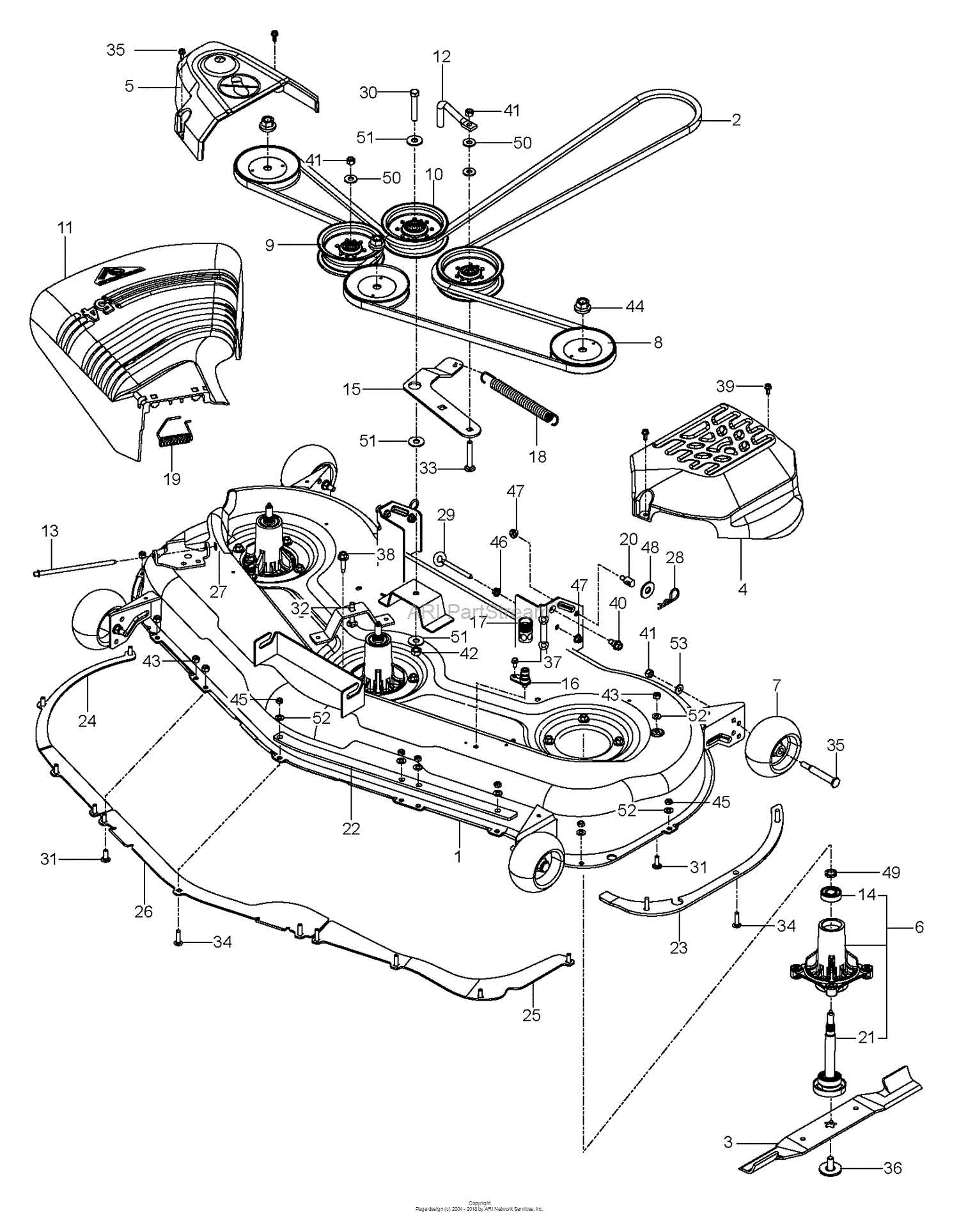 z254 parts diagram