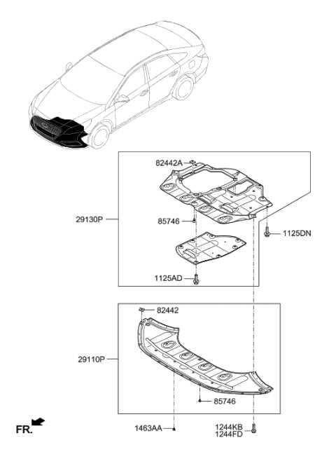 2018 hyundai sonata parts diagram