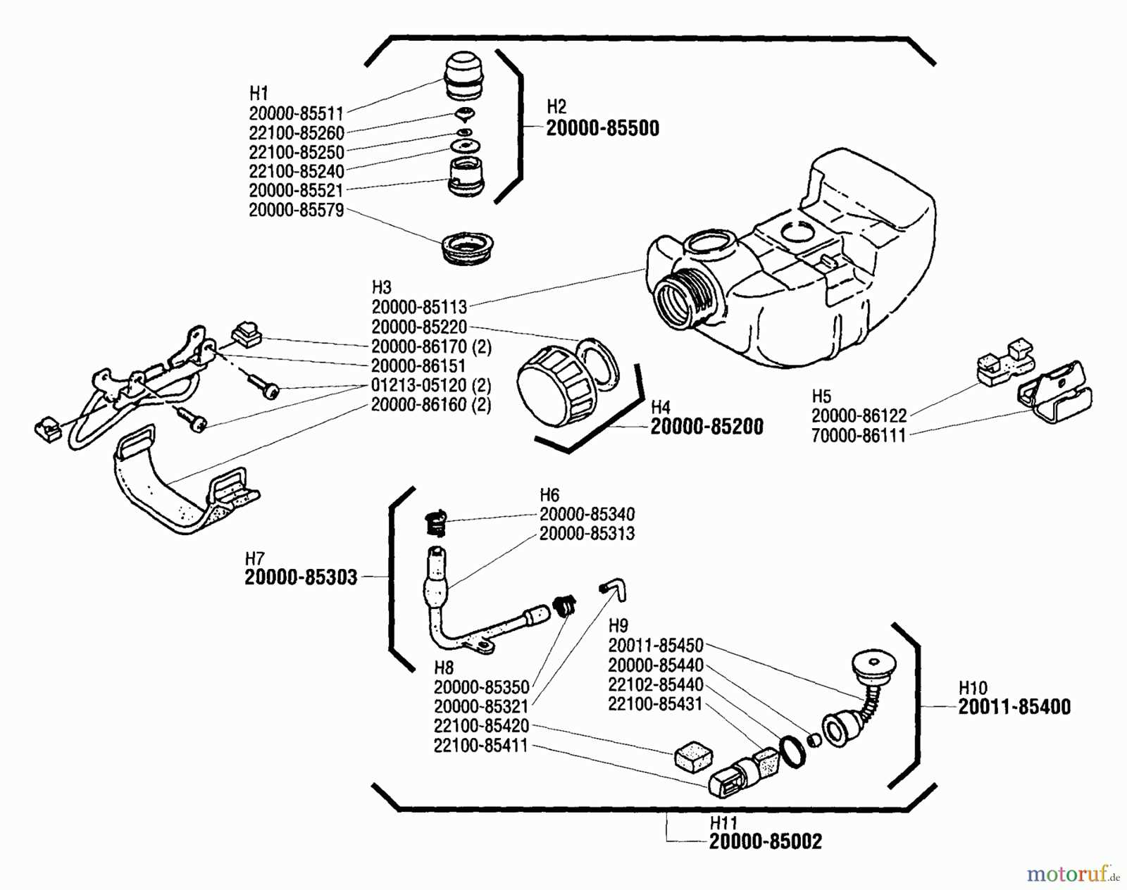 shindaiwa trimmer parts diagram