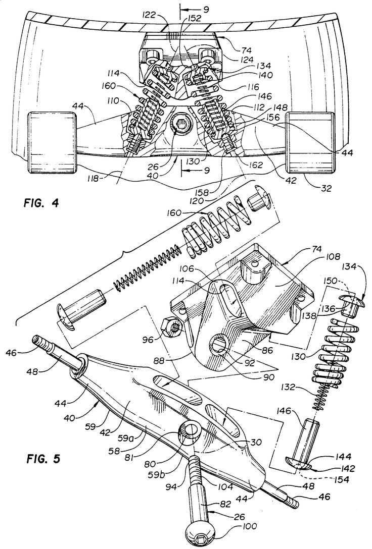 skateboard truck parts diagram