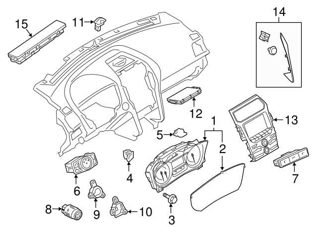 2014 ford explorer parts diagram