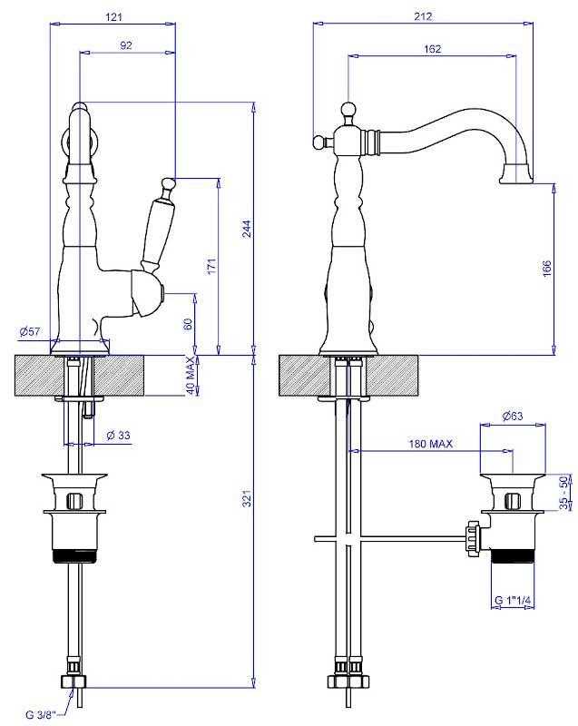 danze kitchen faucet parts diagram