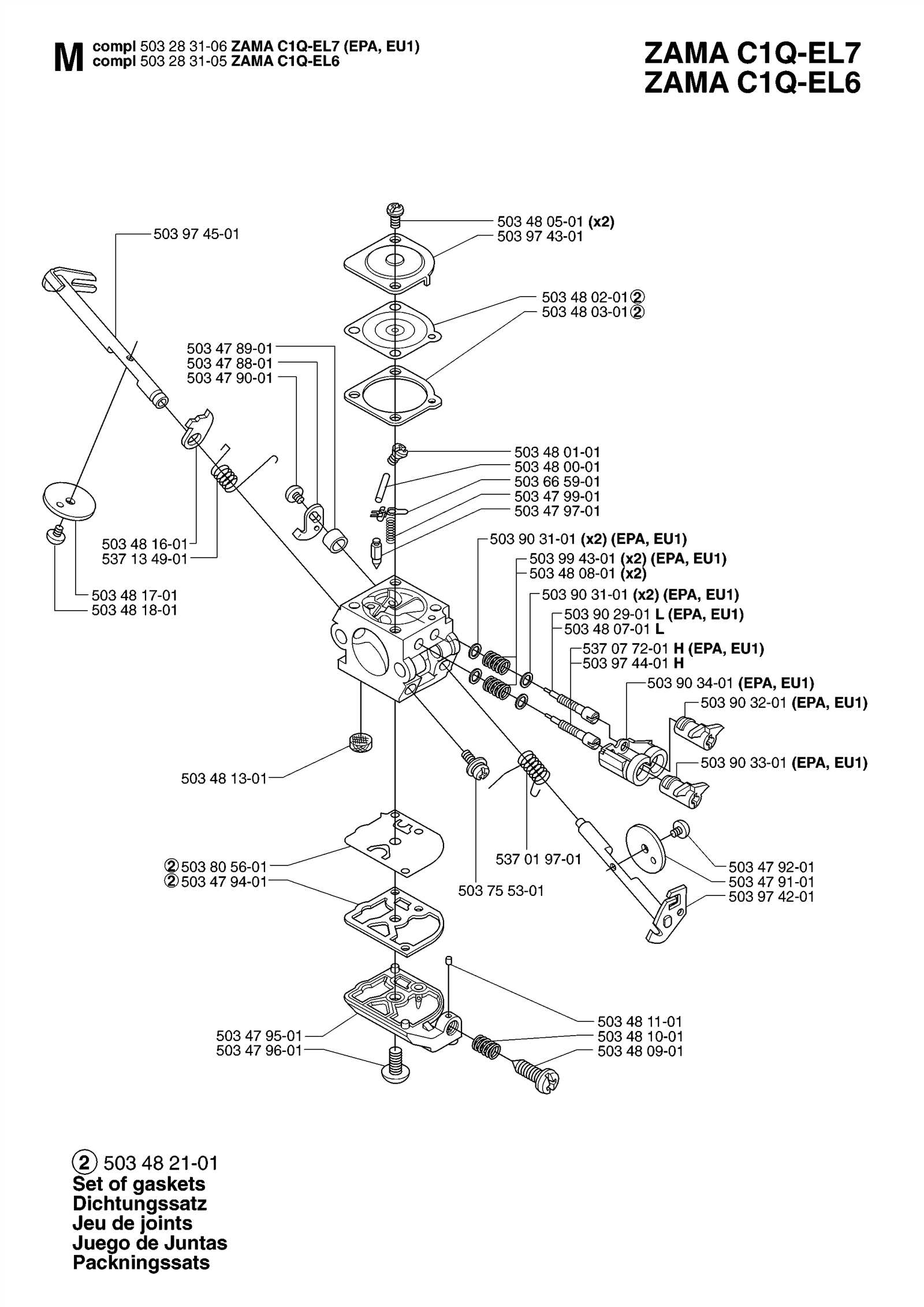 husqvarna 125l parts diagram