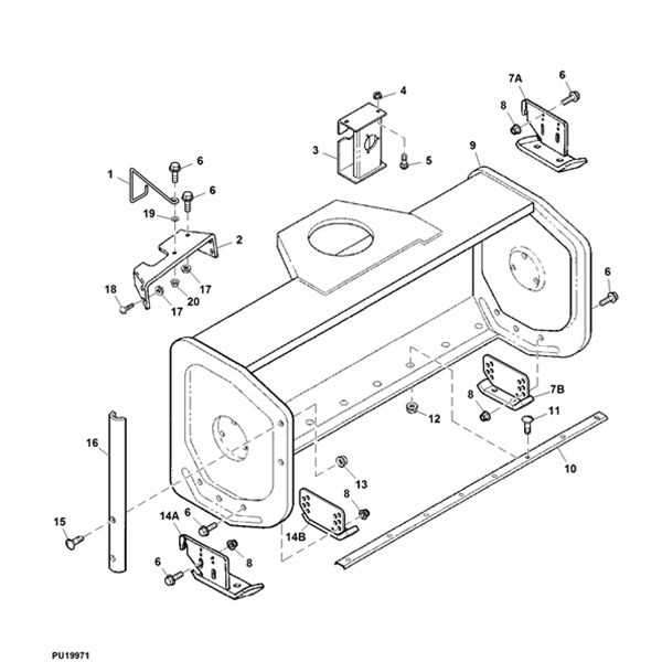 john deere 54 inch snow blower parts diagram