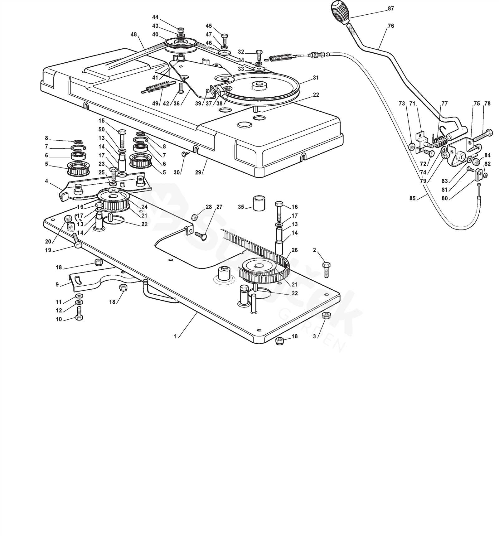 castelgarden parts diagram