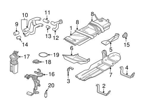 1999 chevy blazer parts diagram