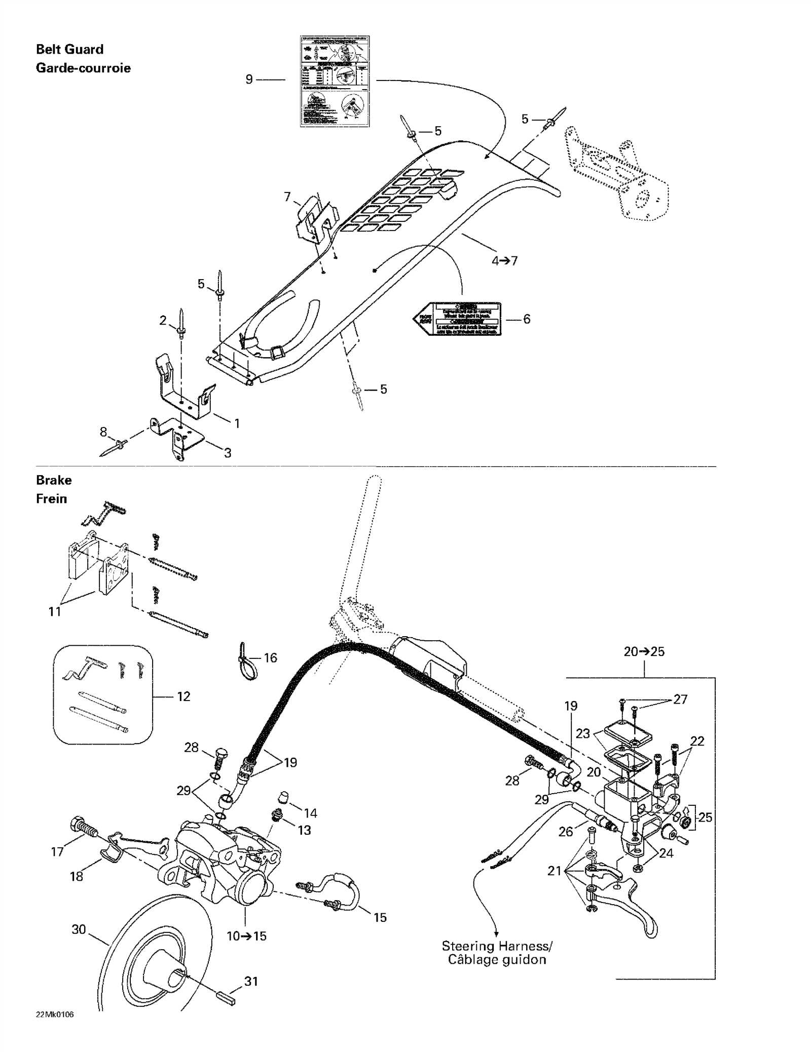 yt3000 craftsman parts diagram