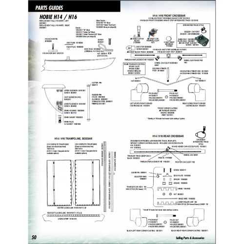 hobie cat parts diagram