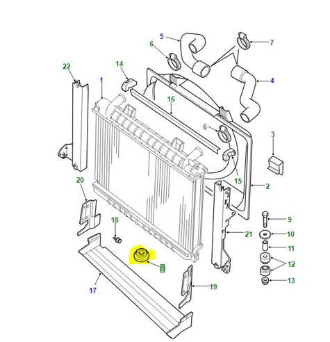 radiator parts diagram