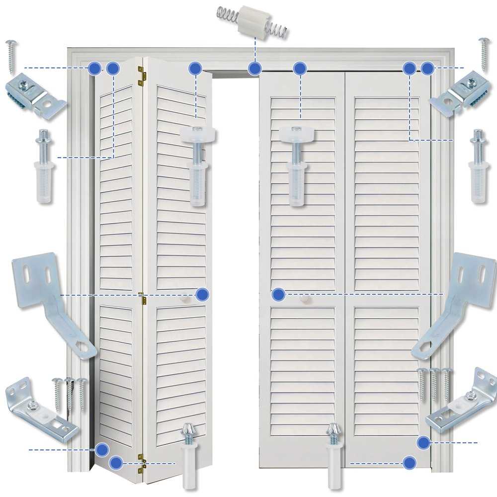 bifold door parts diagram