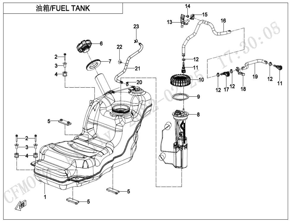 cf moto 800 parts diagram