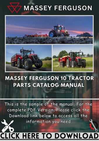 massey ferguson 10 parts diagram