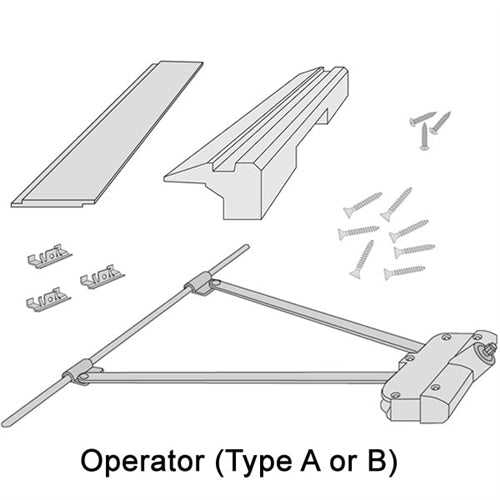 retractable awning parts diagram