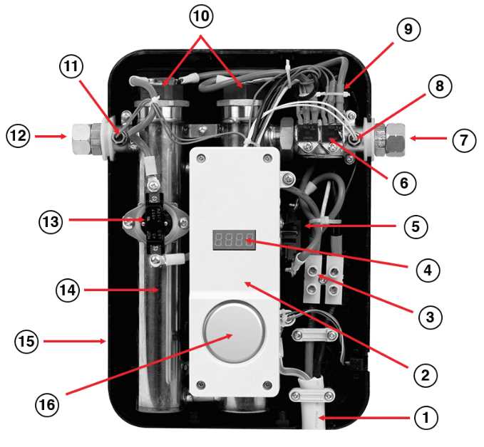 rheem hot water heater parts diagram