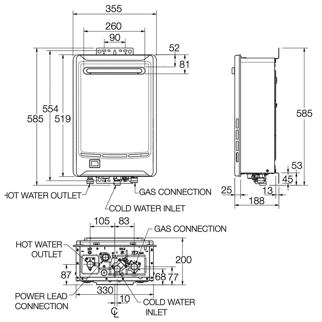 rheem tankless parts diagram