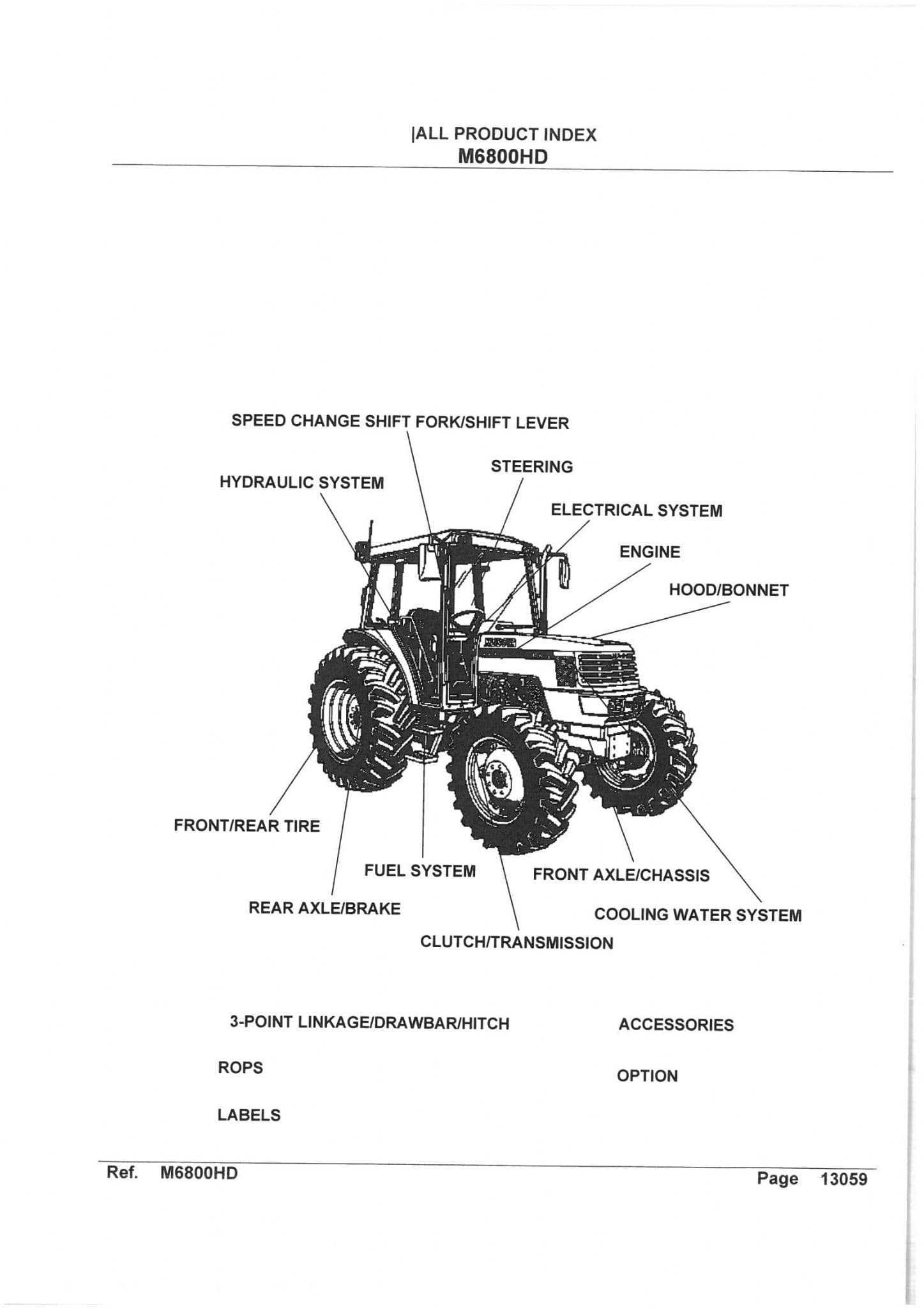 kubota m6800 parts diagram