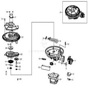 replacement samsung dishwasher parts diagram