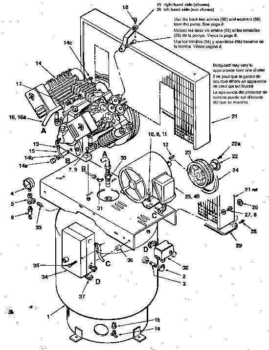 ridgid air compressor parts diagram