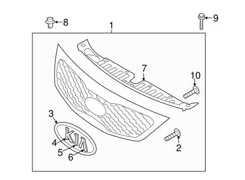 2012 kia sorento parts diagram