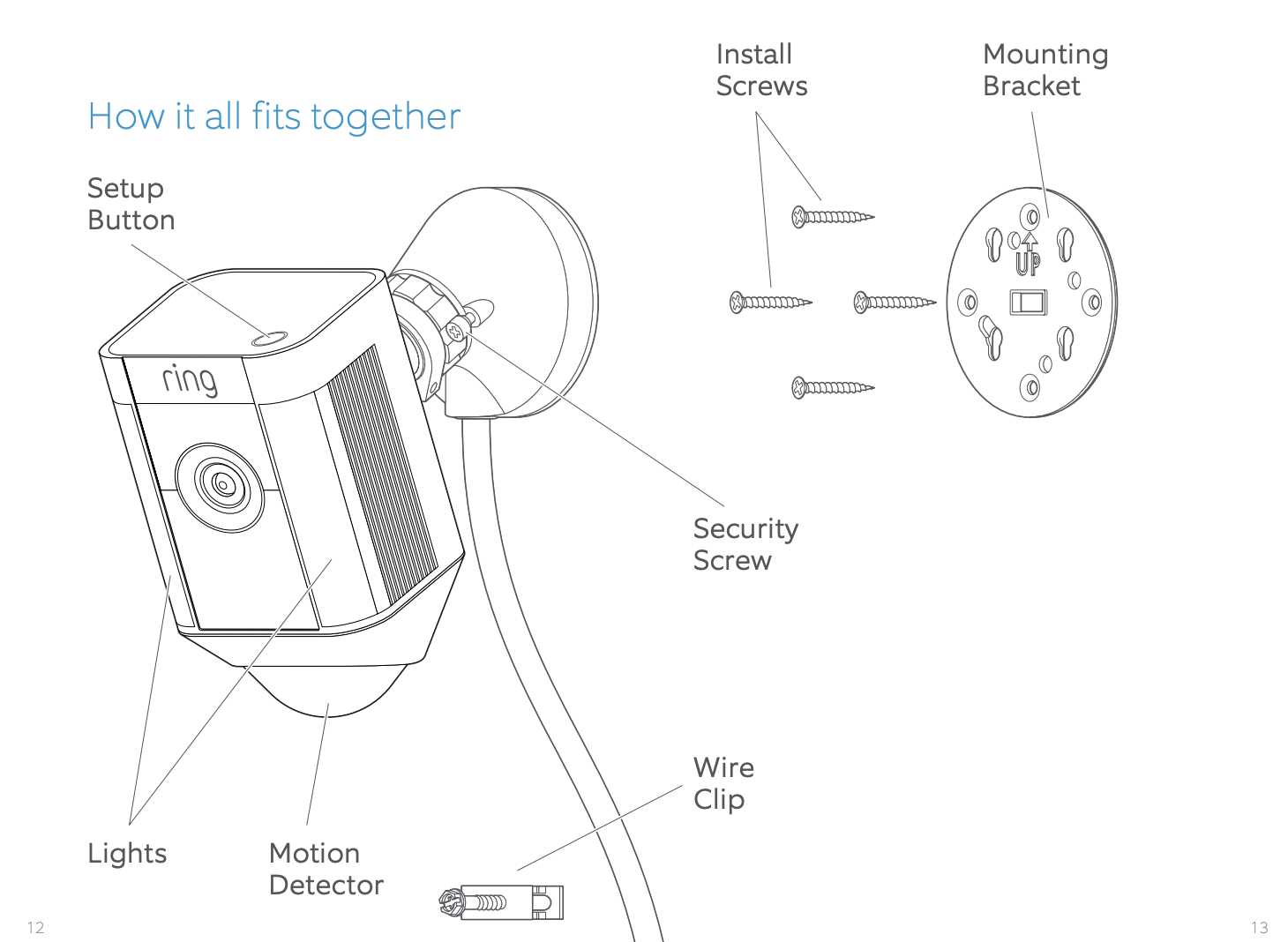 ring camera parts diagram