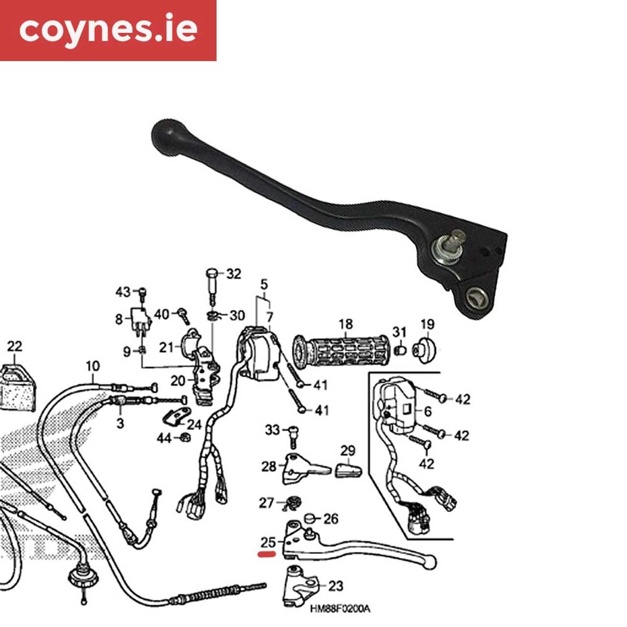 2007 honda rancher 420 parts diagram