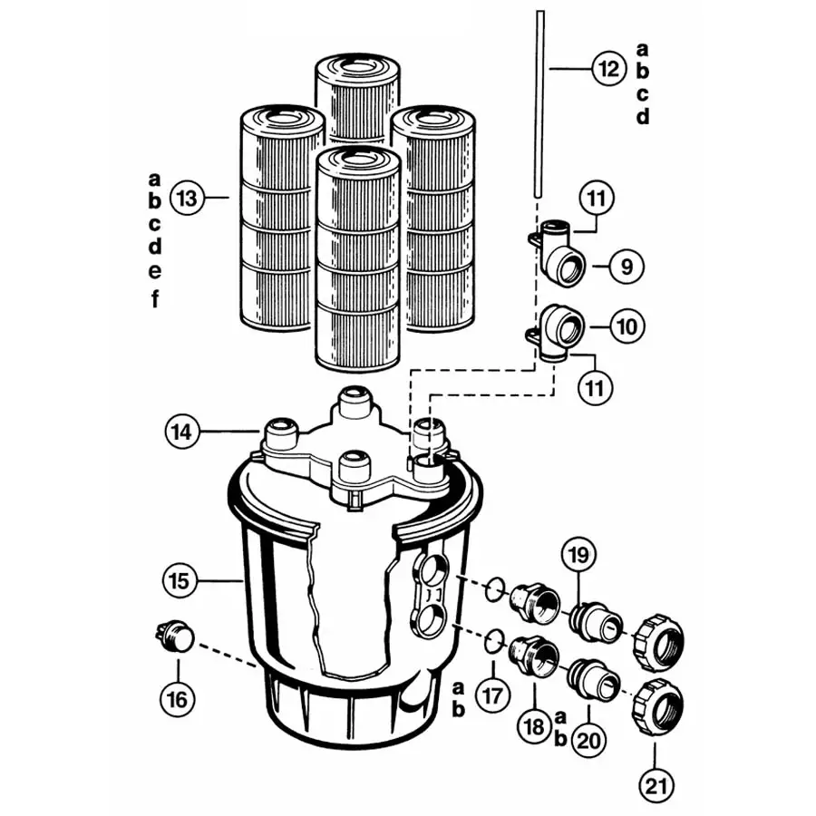 hayward swimclear parts diagram