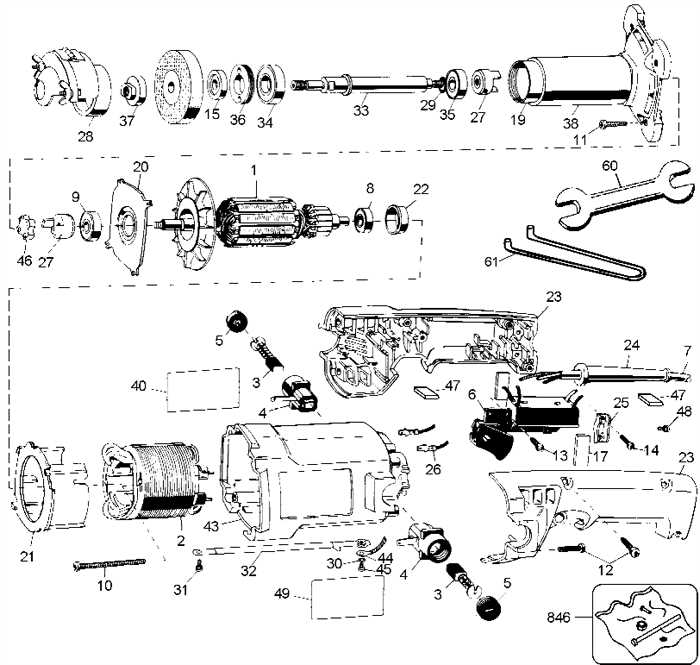 dewalt grinder parts diagram