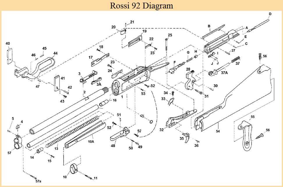 rossi r92 parts diagram