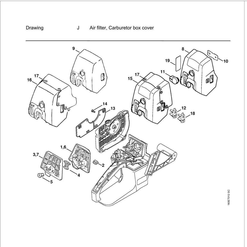 schematic stihl 028 wood boss parts diagram