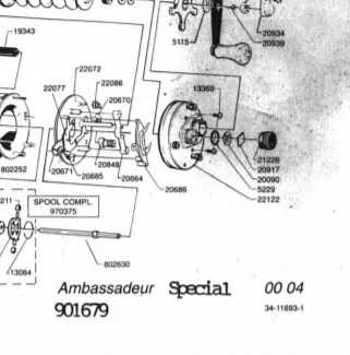 abu garcia ambassadeur 5000 parts diagram