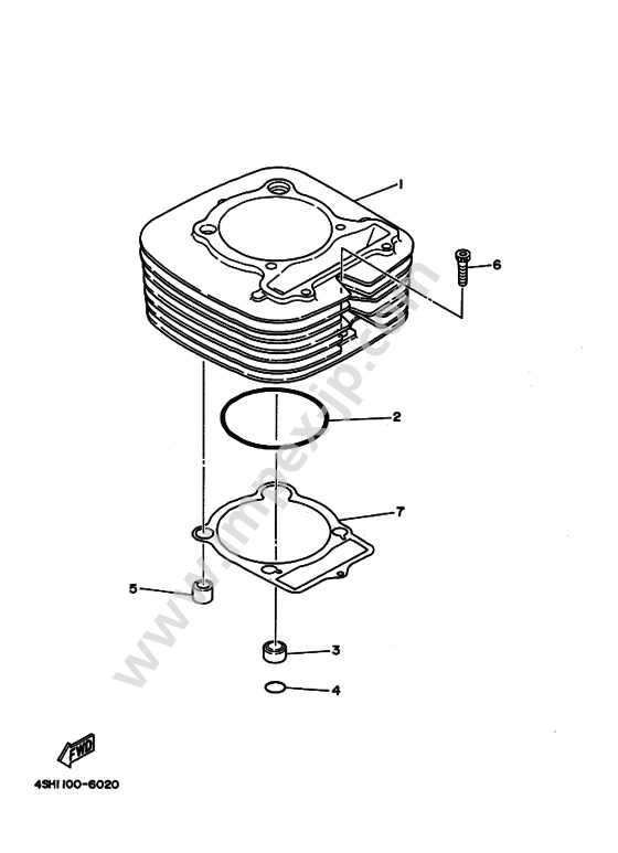 yamaha atv parts diagram