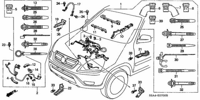 honda cr v body parts diagram