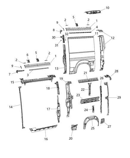 chevy express van parts diagrams