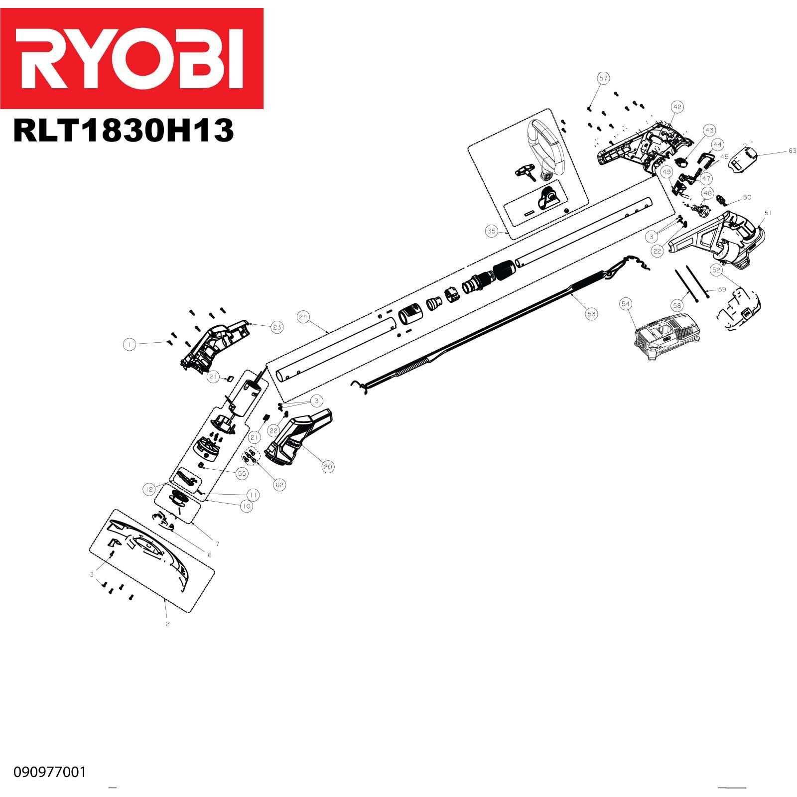 ryobi 18v string trimmer parts diagram