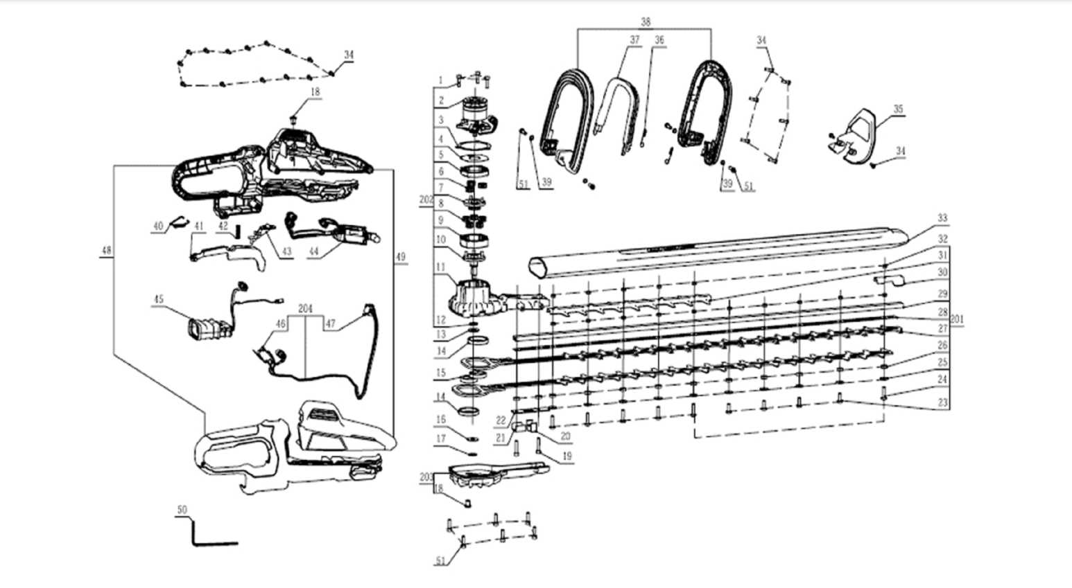 ryobi 18v trimmer parts diagram