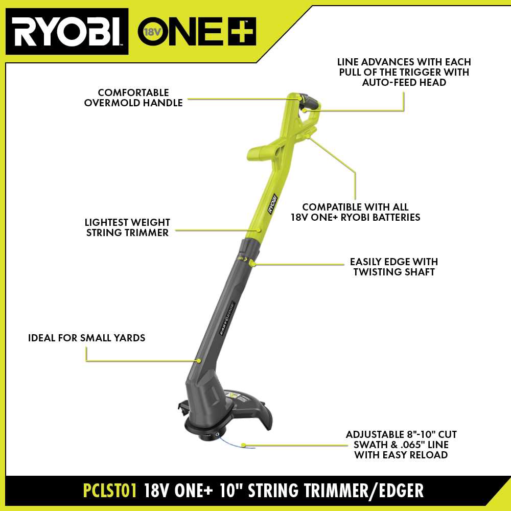 ryobi 18v trimmer parts diagram