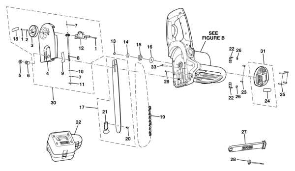 ryobi electric chainsaw parts diagram