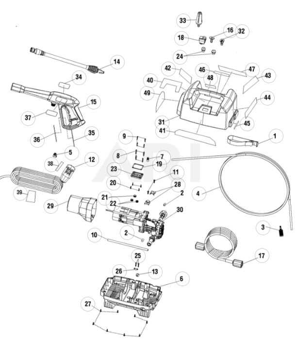 ryobi power washer parts diagram