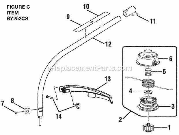 ryobi weed wacker parts diagram