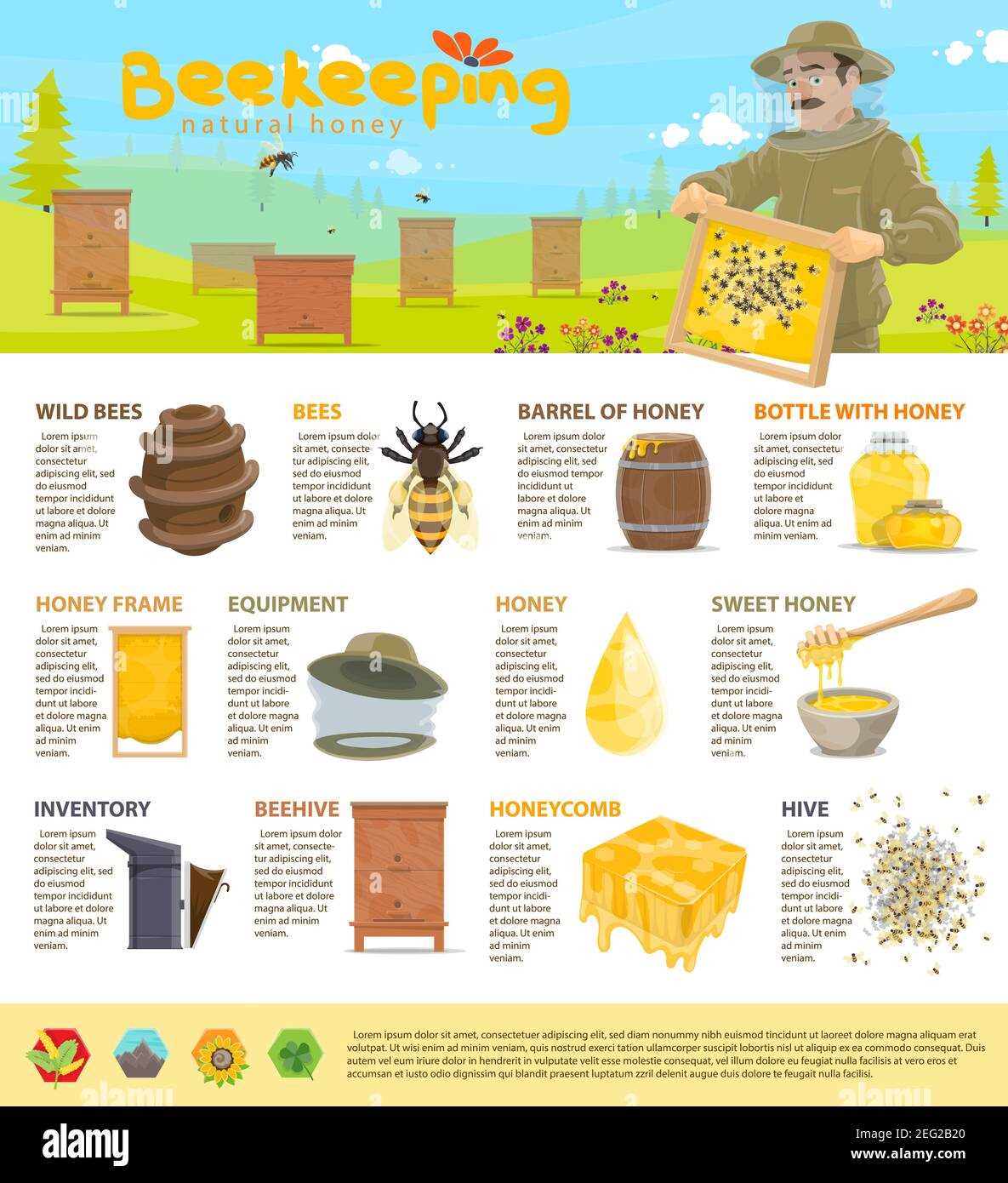 bee hive parts diagram