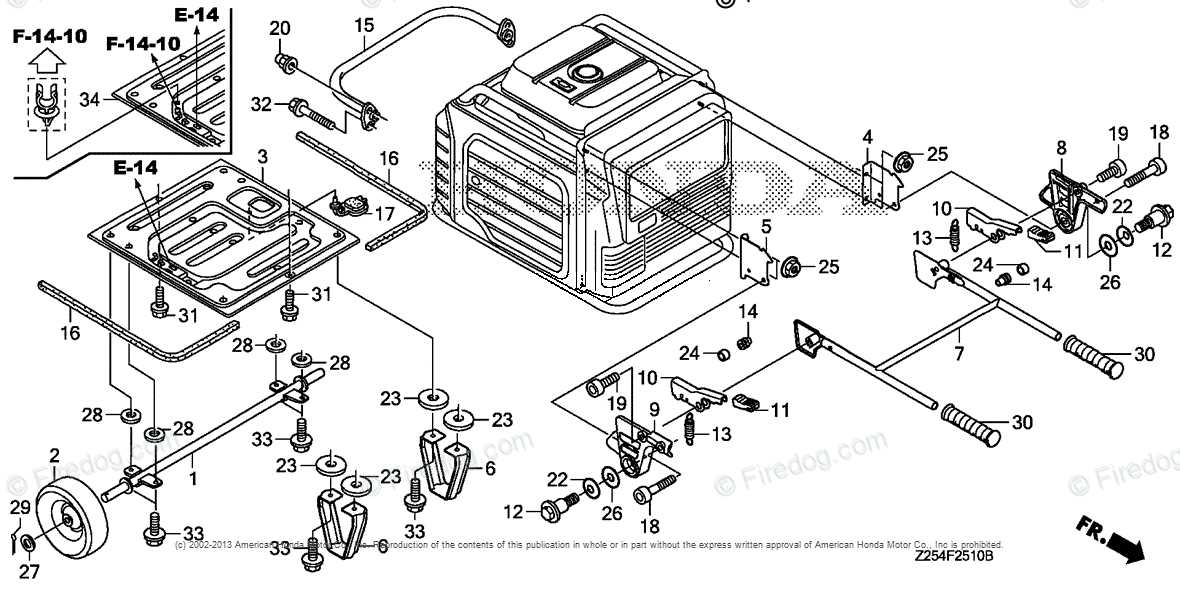 honda generator eu6500is parts diagram