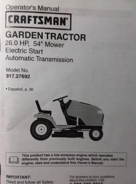 craftsman ys4500 parts diagram