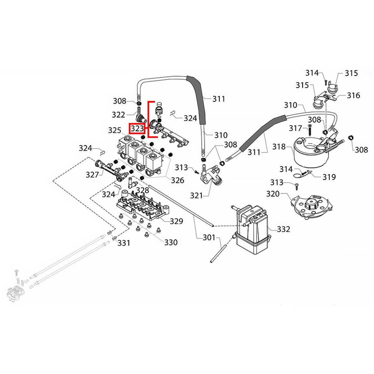 saeco xelsis parts diagram