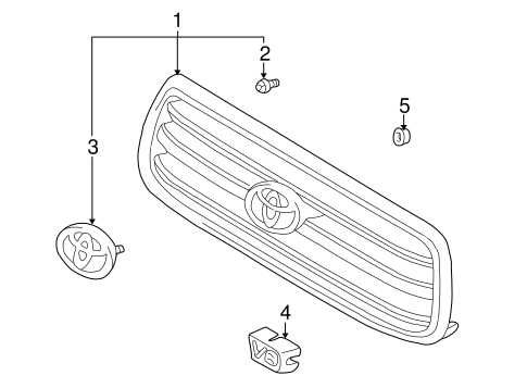 2000 toyota tundra parts diagram