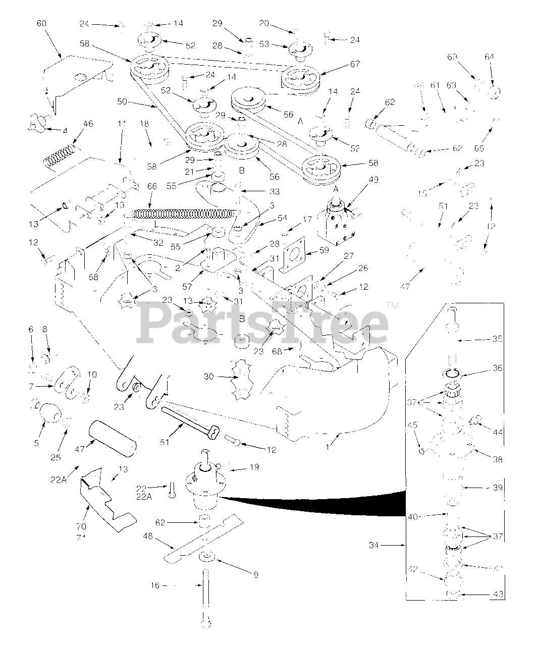 scag turf tiger parts diagram